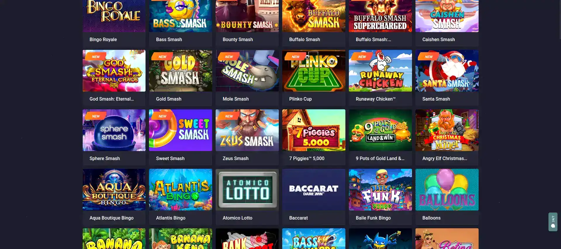 Мобильная версия Винвин казино на смартфоне